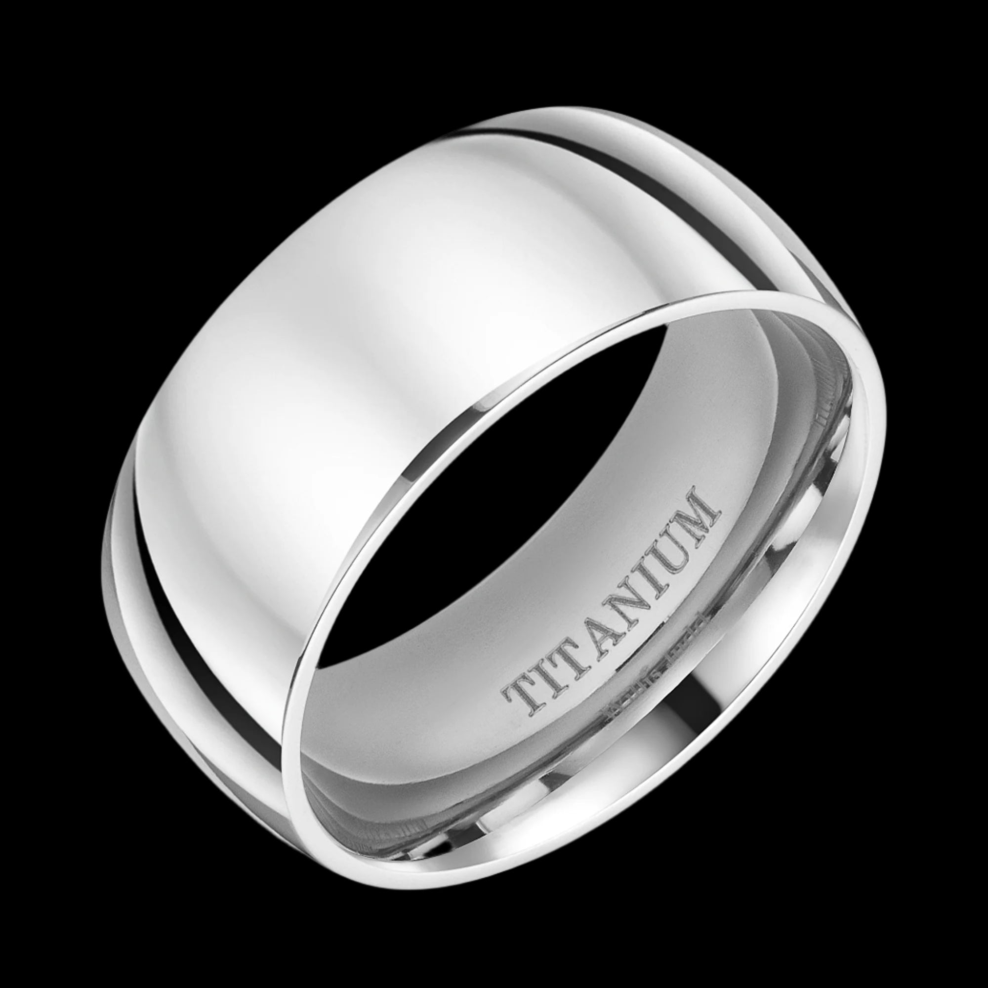 Mens Titanium Ring 8mm