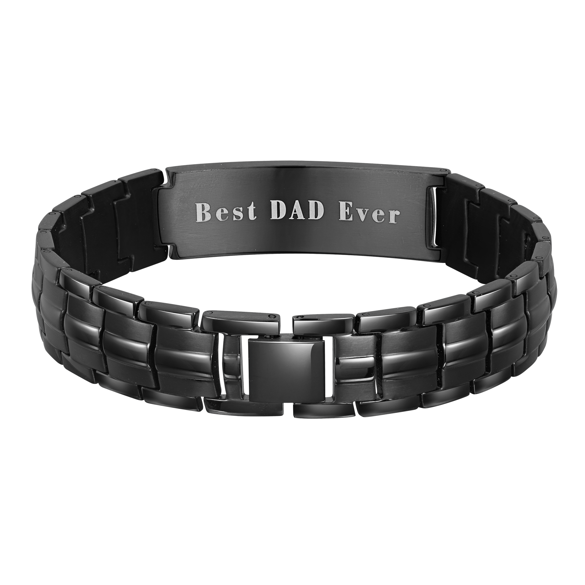 Dad Bracelet Etched Best Dad Ever