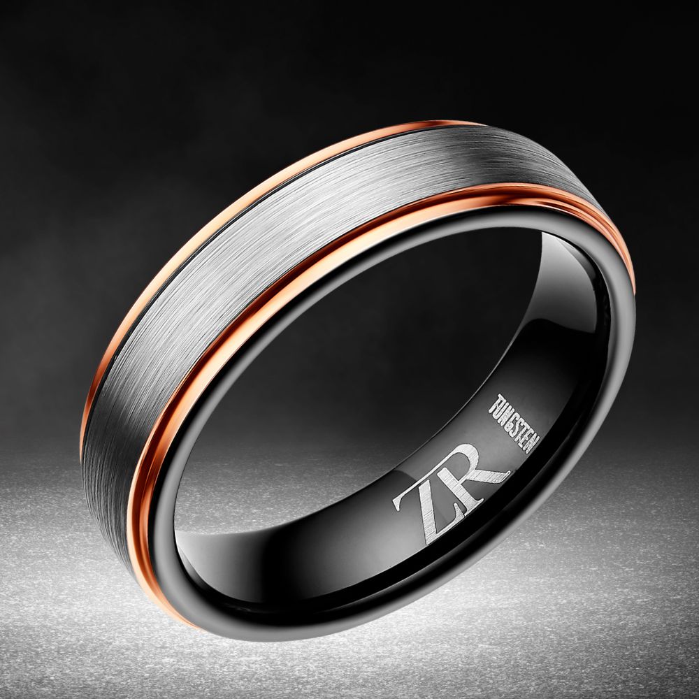 Mens 6mm Tungsten Ring