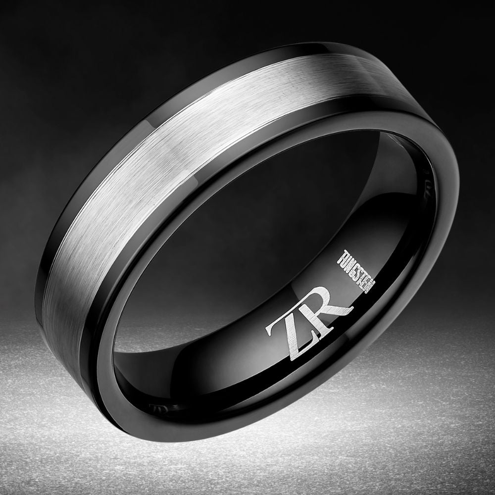 Mens Tungsten Ring 8mm